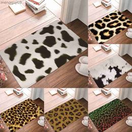 Carpets Animal Fur Pattern Print Carpet for Living Room Velvet Rug Kids Bedroom Bedside Rugs Soft Carpets Home Decor Carpets Tapis R230731