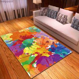 Carpets Modern Living Room Carpet 3D Children Rug Kids Room Floor Decor Large Carpet Home Hallway Bedroom Bedside Mats Tapis De Chambre R230731