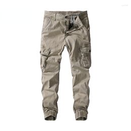 Men's Pants Military Trousers Outdoor Trekking Jogging Tactics Sport Work Casual Cotton Solid Colour Cargo Men