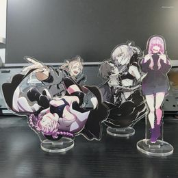 Keychains 15CM CALL OF THE NIGHT Quadratic Anime Figures Cosplay Acrylic Double-Sided Stands Model Plate Desk Decor Standing Sign Gifts