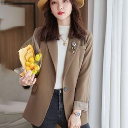 Women's Suits Suit Jacket For Women Spring And Autumn 2023 Fashion Trendy Korean Style Temperament Office Wear Loose Western Casual