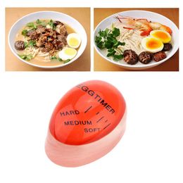 Timers Egg Timer Kitchen Electronics Gadget Colour Changing Yummy Soft Hard Boiled Eggs Cooking Eco-Friendly Resin Red Timer Tools