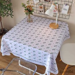 Table Cloth Wind Table Cloth Waterproof and Oil Resistant High Grade Light Luxury Simple Table Cloth New Tea Table Mat Mesas R230731