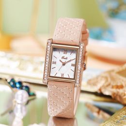 Womens watches high quality designer small fragrance light luxury retro temperament all-in-one waterproof belt quartz watch