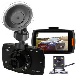 2Ch Car DVR Digital Video Recorder Dash Camera 2 7 Screen Front 140° Rear 100° Wide View Angle FHD 1080P Night Vision250R