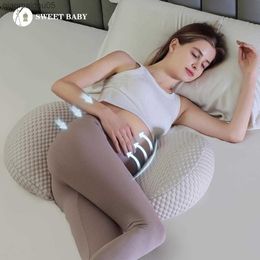 Summer Ice Fabric Maternity Pillow U-Shaped Disassembled Pregnancy Supplies Pregnant Women Breastfeeding Side Sleeping Pillow L230712
