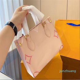Designer -Bags Women shopping Tote Handbags Embossed Flower handbag Shoulder Bag Cross body Female
