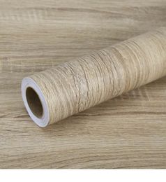 Holzmaserung PVC-Aufkleber für Kleiderschrank, Schrank, Tisch, Möbel, wasserdicht, selbstklebende Tapete, Heimdekoration, Wandpapiere