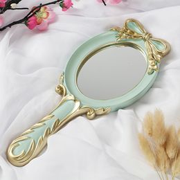 Wall Stickers European style creative retro phoenix feather classical princess beauty with lace mirror at any time 230731