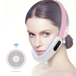 Face Massager Microcurrent Slimmer VLine Up Lifting Belt Lift Band Slimming Massage Device Double Chin Firm 230729