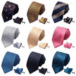 Bow Ties Elegant Mens For Men Wedding Accessories Man Luxury Tie Pocket Square Cufflinks Set Suit Shirts Neck Gifts Suits