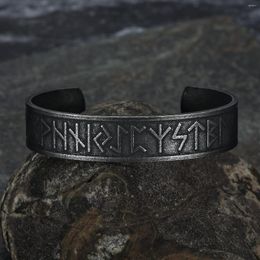 Bangle Nordic Viking Talisman Open Tree Of Life Knot Runes Adjustable Bracelets Women Men Magnetic Stainless Steel
