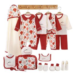 Clothing Sets Born Baby Clothes Set Soft Cotton Outfits Toddler Boys Girls Infant Romper Suit Gift