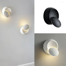 Wall Lamp Modern LED Adjustable Interior Light 360 Degree Rotation Sconce Lamps