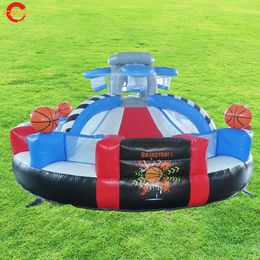 Outdoor Activities 4x2.1m Basketball Shooting Inflatable Sport Game Interactive Carnival Game Toys for Sale
