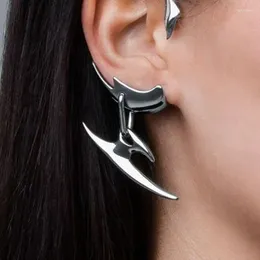 Backs Earrings Mechanical Ear Ornaments Piercing Bone Clip -shaped Dagger Type Muffs Sweet Cool Spice Girl Hanging Men And