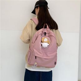 School Bags Stylish Backpacks High Girls Backpack For Teenage Multipockets 2021 Book Women Mochila2489