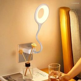Table Lamps Creative Voice-activated Light USB Intelligent Eye Protection Mini Portable Ambient LED Night