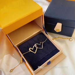 Luxury Designer pendant necklaces Jewelry bracelets brand heart-shaped Earrings for womens Fashion necklace and bracelet Valentine&#039;s day