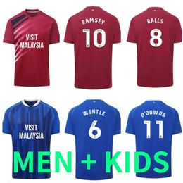 qqq8 2324 Cardiff Soccer Jerseys City Ramsey 23 24 O'dowda 2023 2024 Ralls Adams Wintle Sawyers Robinson Rinomhota Watters Football