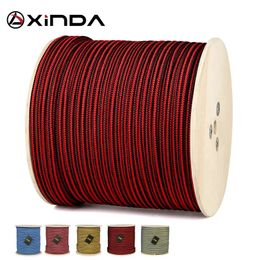 Climbing Ropes XINDA Escalada Paracord Climbing Tree Rope Accessories Cord High Strength Paracord Safety Jungle crossing Rope Survival 231101