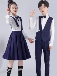 Clothing Sets Children's Chorus Performance Boys' Dress Set Girls' Primary And Secondary Skirt School Students' Recitation