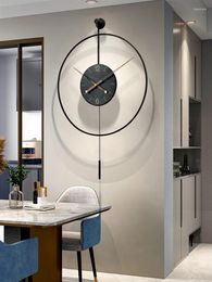 Table Clocks Modern Dining Room Clock Living Artistic Creativity Simple Atmosphere Hanging Wall