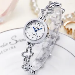 Wristwatches Watch For Women Korean Version Ins Style Bracelet Women's Fashion Student Steel Band Quartz