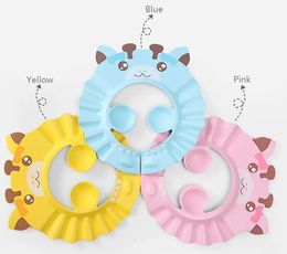 Baby Walking Wings Adjustable Baby Shower Hat Hair Washing Shield for Ears Eyes Silicone Baby Bath Visor for Toddlers Kid Shampoo Cap 231101