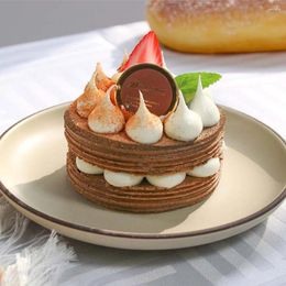 Party Decoration Simulation Cake Pographic Props Wedding Table Mini Cakes False Ornament Adornments Pography Chocolate Biscuits