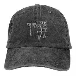 Ball Caps Pure Color Dad Hats Ladies Saved My Life Religious Christian Women's Hat Sun Visor Baseball Jesus Peaked Cap