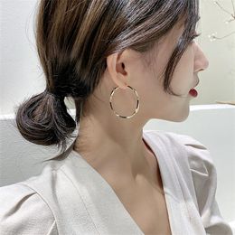 Hoop Earrings In Designer Trendy Geometry Big Circle Women Cool Stuff Jewellery Aesthetic Couple Gift