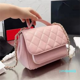 Luxury Handbag Leather Designer Crossbody Bag Women's Shoulder Strap Bag Caviar print Wallet Totes Shopping Handbags