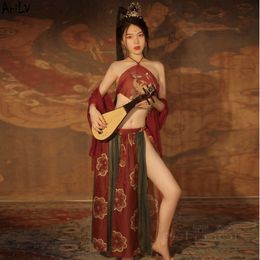 Ani Chinese Classical Flying Dunhuang Phoenix Gir Ancient Costume Women Stage Uniform Pamas Cosplay cosplay