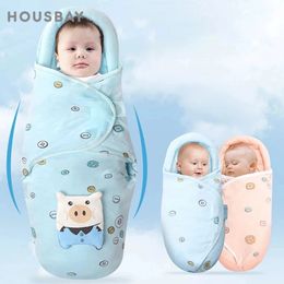 Sleeping Bags 0-6Months Baby Sleeping Bag born Head Shaping Neck Protector Design Baby Wrap Blanket Anti-Startle 1Tog Baby Swaddle 231031