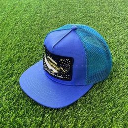 Top Hat Men's Summer Flat Brim Baseball Cap Sun Protection Trucker Hat Women