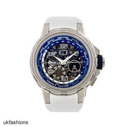 Richardmiler Mechanical Automatic Wristwatches Swiss Made Watches Richardmiler Rm63-02 Automatic 48mm Titanium Alloy Men's Watch Band Date Gmt Rm63-02HBWY