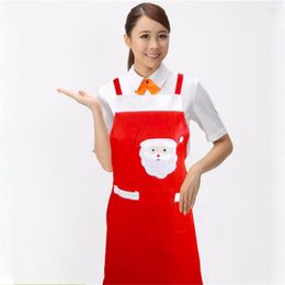 Christmas Decorations Aprons Adult Santa Claus Women And Men Dinner Party Cooking Apron Cozinha Tablier