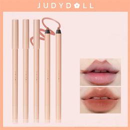 Lip Pencils Judydoll Lipliner Pen Matte Velvet Lip Liner Pencil Outline Lip Shape Lipstick Waterproof Long Lasting Nude Lip Gloss 231031