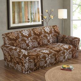 Chair Covers 1PC Elastic Cubierta Sofa 1/2/3/4-Seat Cover Floral Printing Flower Pattern Stretch Wrap Furniture