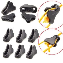 10pc Camping Tent Fastener Wind Rope Buckle Triangle Fastener Cord Stopper Tool Tents SheltersTent Accessories Camping Hiking