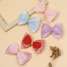 Hair Accessories Baby Girl Clips Solid Bows Cute Bowknot For Born Hairpins Infant Barrettes Children's