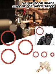 Coffee Philtres 1 10 15pcs O rings Food Grade Silicone For Saeco Saeco Odea O Sealing Washer Red VMQ Repair Box Assortment Kit 231101