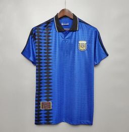 1978 1986 1998 Argentina Retro Soccer Jersey Maradona 1996 2000 2001 2006 2010 Kempes Batistuta Riquelme HIGUAIN KUN AGUERO CANIGGIA AIMAR Football Sh 234