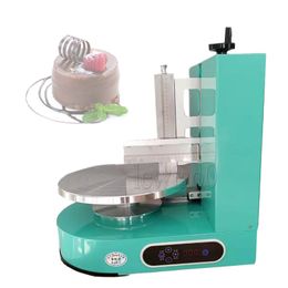 New Arrival Semi Automatic Birthday Cake Cream Coating Filling Machine 4-12 Inch Cakes Cream Butter Spreading Daubing Maker