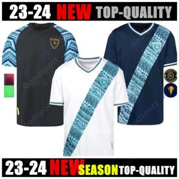 qqq8 2023 2024 Guatemala National Team Mens Soccer Jerseys Third 23 24 Lom Ceballos Peleg Oscar Santis Home White Away Football Shirts Adult