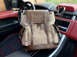 designer luxury bags camvas Shoulder Zipper Cross Body Designer women high quality white brown Two-tone Letters backpack