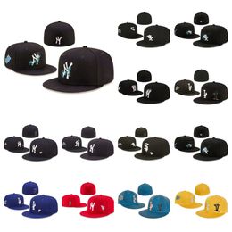 2023 All teams Logo Fitted hats baskball Caps unisex hat designer hat For Men Women Cotton Embroidery Hip Hop new era cap fitted hats street Outdoor sports Cap size 7-8