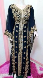 Ethnic Clothing Women Dress Frican Long Sleeve Plus Size Beaded Moroccan Kaftans Dresses For 56 Inches