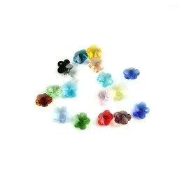 Chandelier Crystal 50pcs/lot 14mm Mixed Colours Plum Blossom Beads Glass Trimming For Wedding & Home Decoration